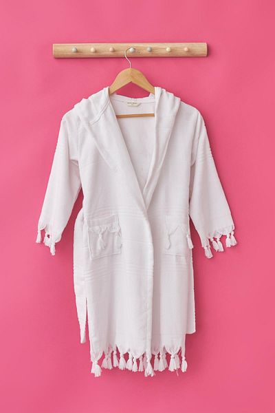 Katia&Bony Crab Printed Girl's Bathrobe Peshtemal