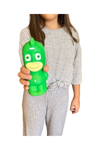 FEN TOYS 15'cm لينة ضيق ترك Gekko سحلية سوكوشي PJ Maskelilers