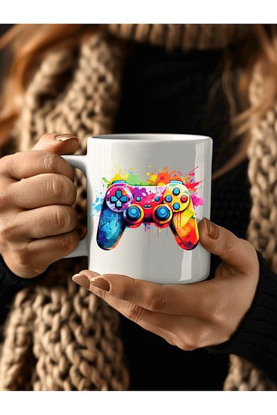Evion Game Console Themed 3D Design Ceramic Mug - Gift Mug