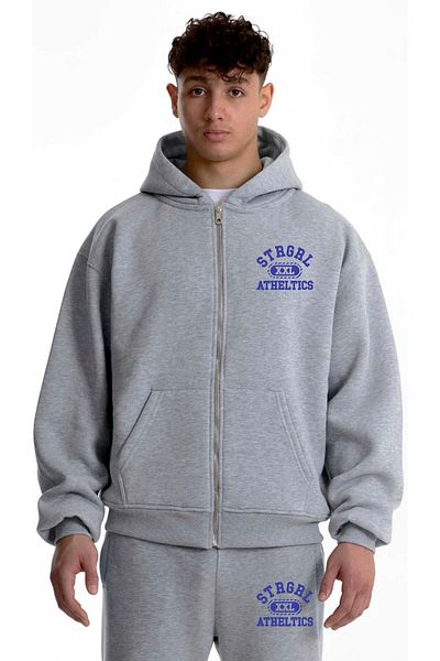 GBRO 3 Thread Strgrl Printed Unisex Top and Bottom Tracksuit Set