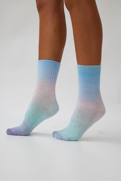 Katia&Bony Blue Colored Women's Socks