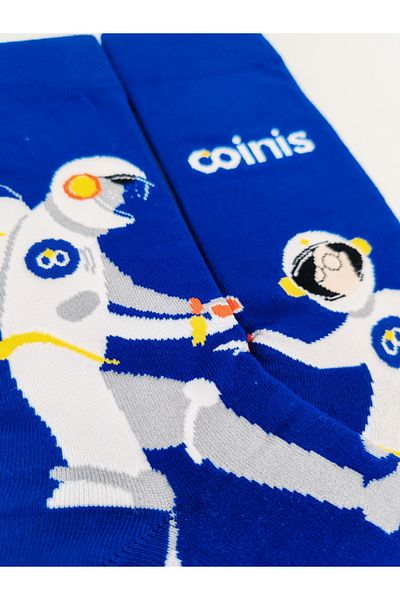 Shuttle Park Εισαγόμενες κάλτσες ειδικής σειράς Unisex Coinis Astronaut με πολύχρωμα σχέδια
