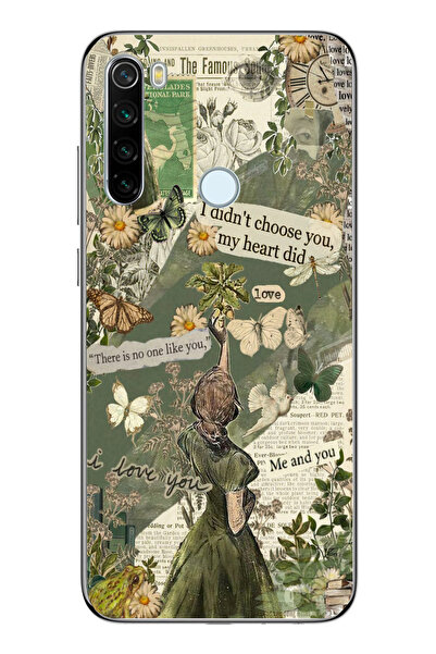 moonset Xiaomi Redmi Note 8 Uyumlu My Heart Did Tasarımlı Baskılı Şeffaf Tele...