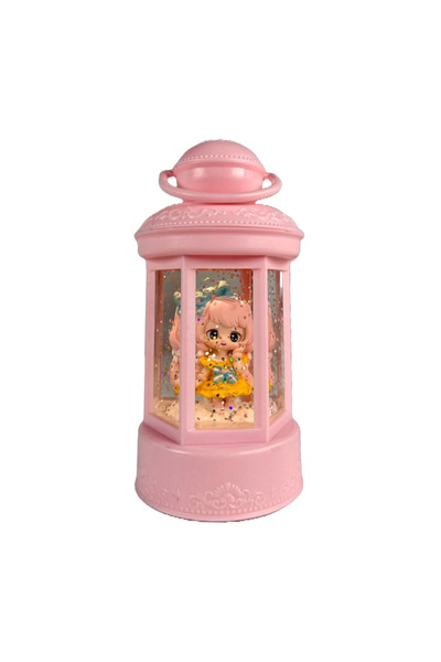 NW NessiWorld فانوس بلاستيكي على شكل كرة ثلجية LLM-HDY0061