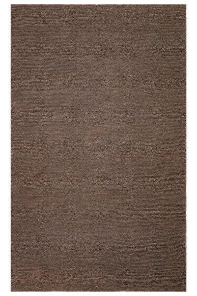 Eko Halı Soumak Smk Plaın Brown Soumak Örgülü Naturel Kendir Halı