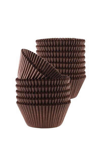 Trend Hediye Sepeti Takribi 200 Pieces 40X30 mm Brown Muffin Cake Mold, Cupcake Paper, Brownie Mold