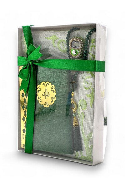 Deniz Elmasları Yasin-i Şerif, Zikirmatik ve İnci Tesbih ile Seccade Seti