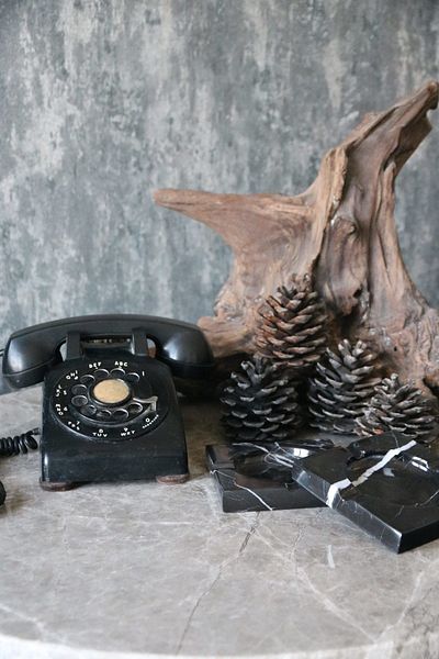 Voodo Concept Alexander Black Marble Ashtray