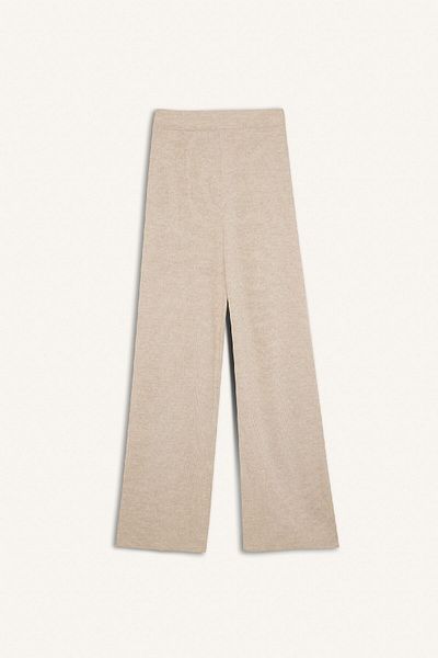 DeFacto Regular Fit Knitwear Pants - Flat Waist Elastic, Straight Leg D6912Ax24Wn