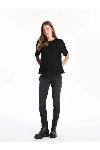 LC Waikiki LCWAIKIKI Maternity Antrasit Karın Panelli Mercury Skinny Fit Hamile Jean Pantolon