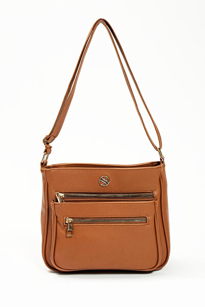 Lifonbag Women's Soft Leather 4 Compartment Long Cross Strap Medium Size Usef...