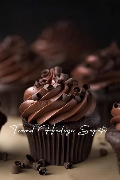 Trend Hediye Sepeti Takribi 200 Pieces 40X30 mm Brown Muffin Cake Mold, Cupcake Paper, Brownie Mold