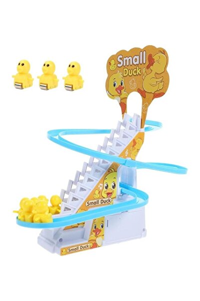 Magicway Ördek Dön Dolaş Yürüyen Merdivenli Işıklı Müzikli Yavru Ördek Tırman...