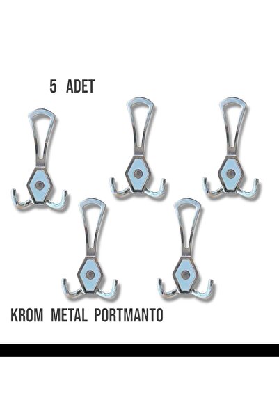 askı MALİ PORTMANTO ASKILIK KROM GRİ (BÜYÜK) VESTİYER HAVLU KAPI ELBİSE ASKILIĞI