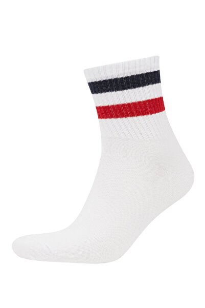 DeFacto Men's Comfortable Elastic 3-Piece Cotton Socks C6727Axns