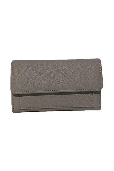 GUARD Women's Leather Wallet with Snap Fasteners