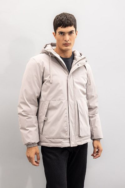 DeFacto Regular Fit Hooded Zippered Pocket Coat C6595Ax24Au