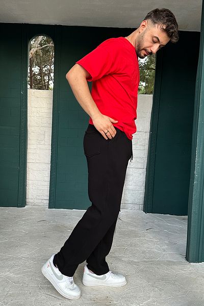 OXVİN Puff Baggy Sweatpants 3 Yarn Puff Soft (с полар отвътре - оригинален калъп)