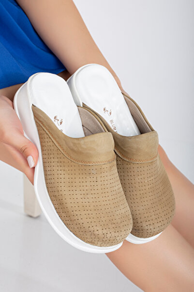 BLUMSABOTERLİK Ортопедичні тапочки з натуральної шкіри для жінок - медсестри, лікарі, ветеринари, стоматологи, вчителі, кухарі, Gastro BlumSabo