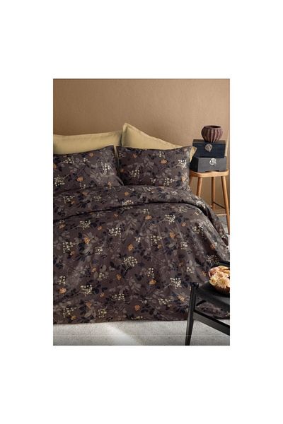 İssimo Home Isimo Home - طقم غطاء لحاف مزدوج من القطن Ranforce، Chairo