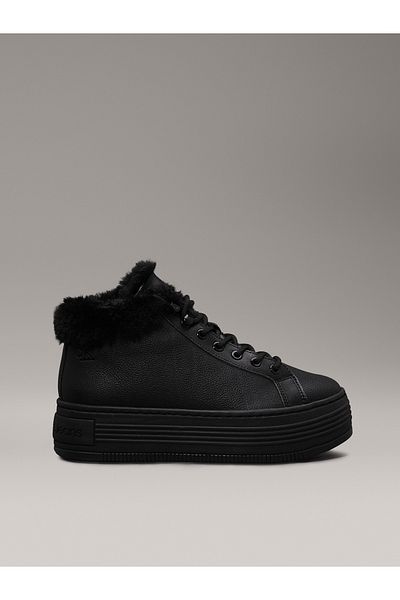 Calvin Klein Women's Bold Platform Low Lace-Up Sneaker - Stylish and Modern Design