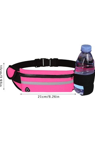 Bagson Sports Waist Bag Men's and Women's Outdoor Running Fitness Small Belt Waist Bag