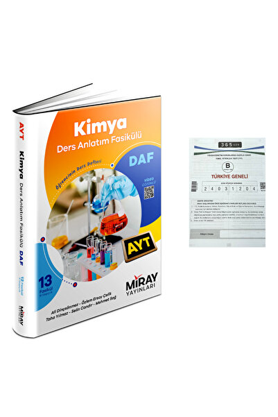 Irmak Yayınları Miray Yayınları AYT KimyaDers Anlatım Fasikülleri + T.Geneli ...
