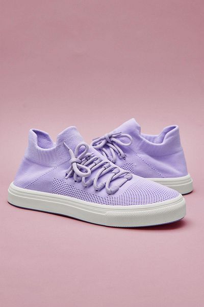 Katia&Bony Lace-up Women's Shoes Lilac