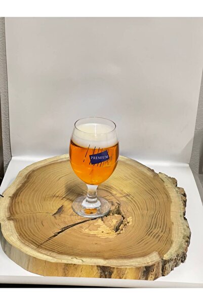 EL YAPIMI Dekoratif Bira&beer Görünümlü Jel Balon Bardak Mum (kokusuz)