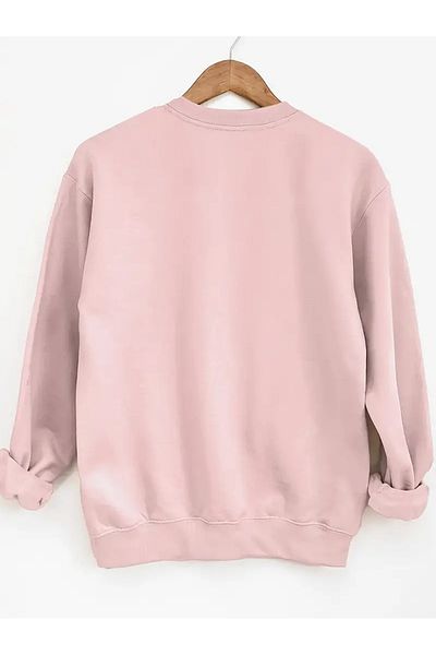 Karatopak Hanorac oversize unisex cu decolteu rotund cu imprimeu Goose Bumps Duck