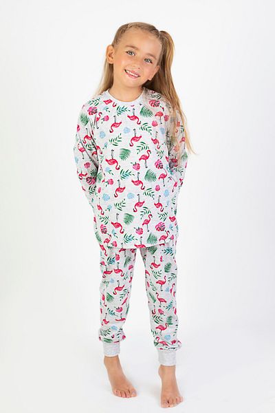 Harika KIDS Girl's Printed Thin Basic Pajama Set