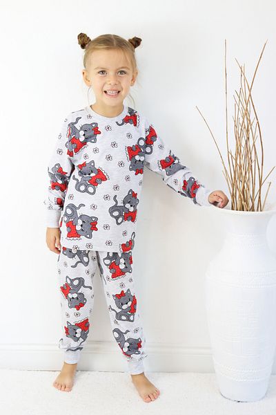 Harika KIDS Girl's Printed Thin Basic Pajama Set