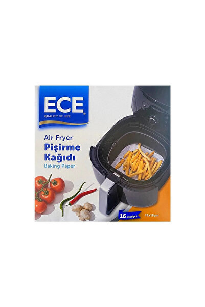 EkoStore Air Fryer Baking Paper 19X19 cm 16 Sheets