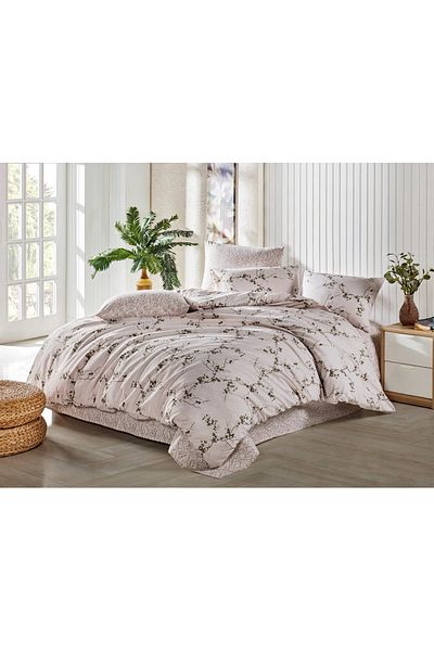 Uğur Home Ev Tekstili Σετ Παπλωματοθήκη 200x220cm Double Ranforce - Liza
