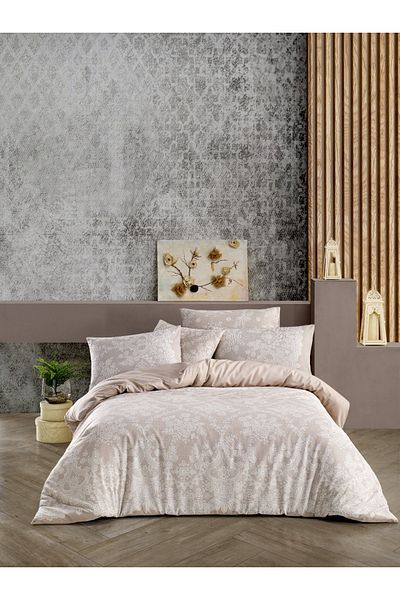 Uğur Home Ev Tekstili Σετ Παπλωματοθήκη Double Ranforce 200x220cm - Ayla