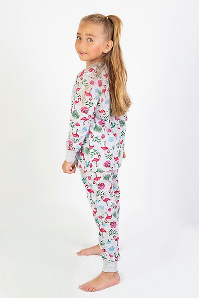 Harika KIDS Girl's Printed Thin Basic Pajama Set