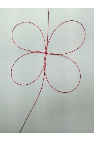 Eskişehir hobi sanat 50 Meters Dark Red Rosary - 0.3 mm Thread