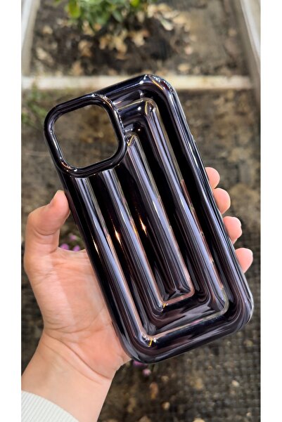 OVADA iPhone 11 Uyumlu Kamera Koruma Çıkıntılı Darbe Emici Kabartmalı Kılıf