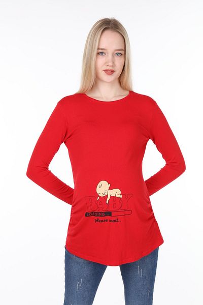 LİYACA Long Sleeve Printed Protection T-Shirt