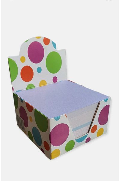 Polin 8cm X 8cm Colorful Cube Note Paper 2 Packs of 500