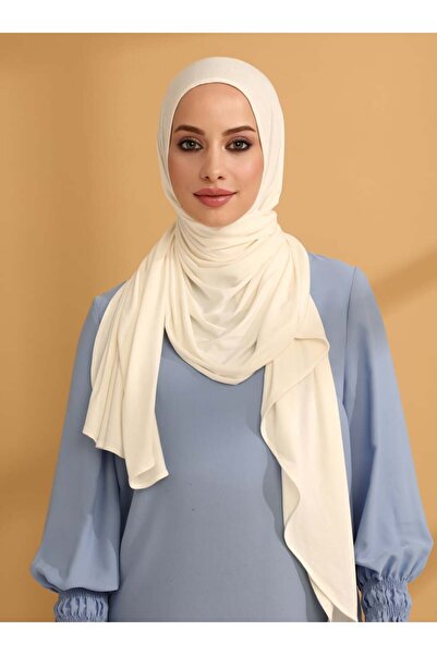 TUVA Практичний джерсі готовий тюрбан - Екрю -