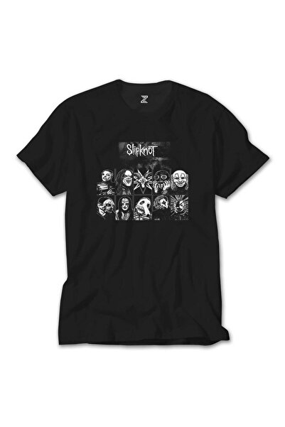 Lunas Glow Μαύρο T-Shirt μέλους ομάδας Slipknot