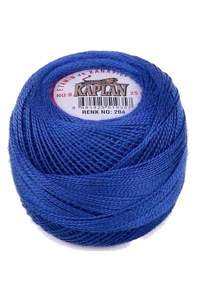 Kaplan Etamin and Cross Stitch Thread 8 No Code/Color: 204 - Royaleks