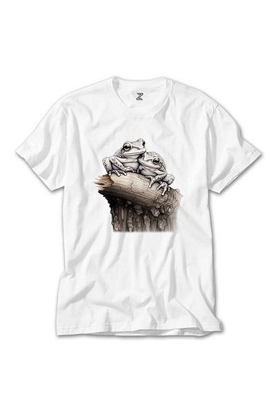 CrowsGate The Love Of Two Frogs White T-Shirt