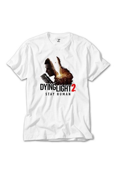 CrowsGate Dying Light Stay Human White T-Shirt