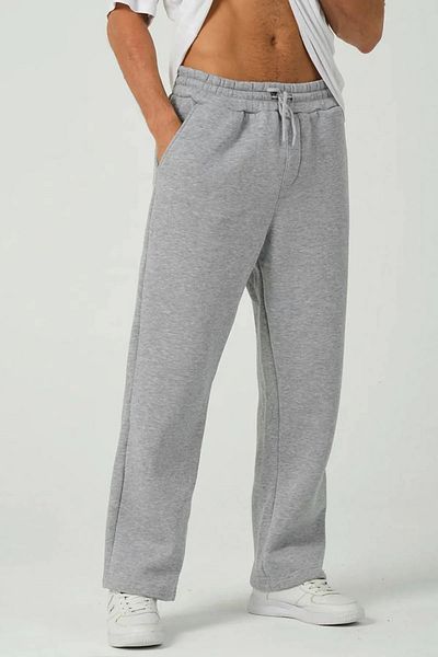OXVİN Raised Baggy Sweatpants Χοντρό χειμώνα με φλις εσωτερικά (αρχική εφαρμογή)