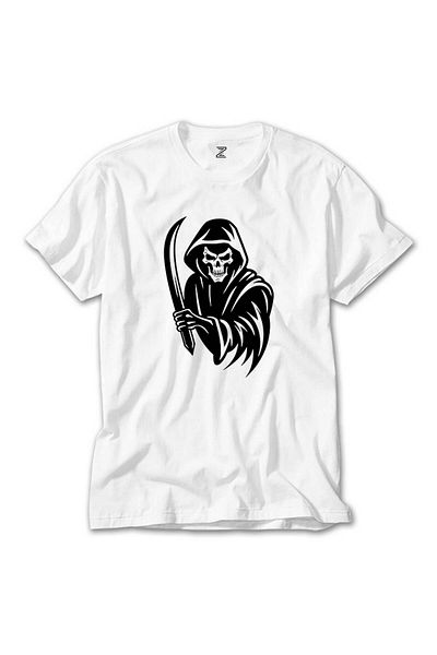 CrowsGate Grim Reaper Sword White T-Shirt