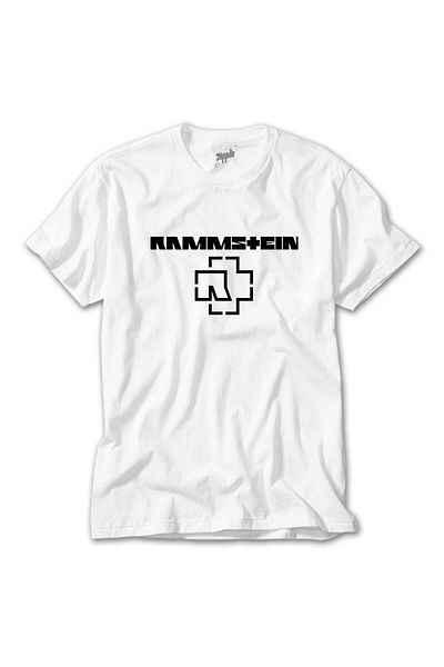 CrowsGate Rammstein Logo 5 White T-Shirt