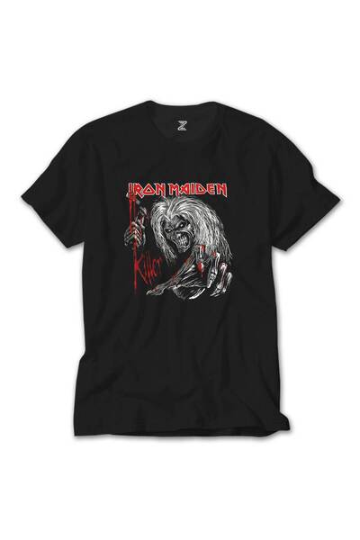 Lunas Glow Tricou negru Iron Maiden Scary Zombie