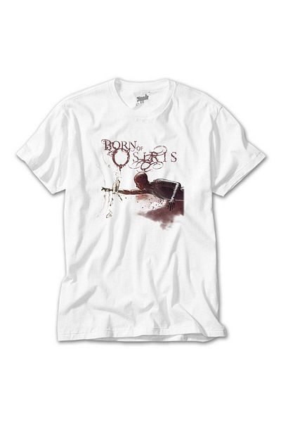 CrowsGate Born of Osiris The Simulation White T-shirt
